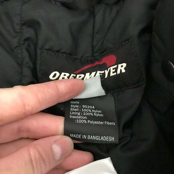 Obermeyer Black Alta II Ski Snowboarding Relaxed Fit Pants Men's Size Large Long - Picture 10 of 14